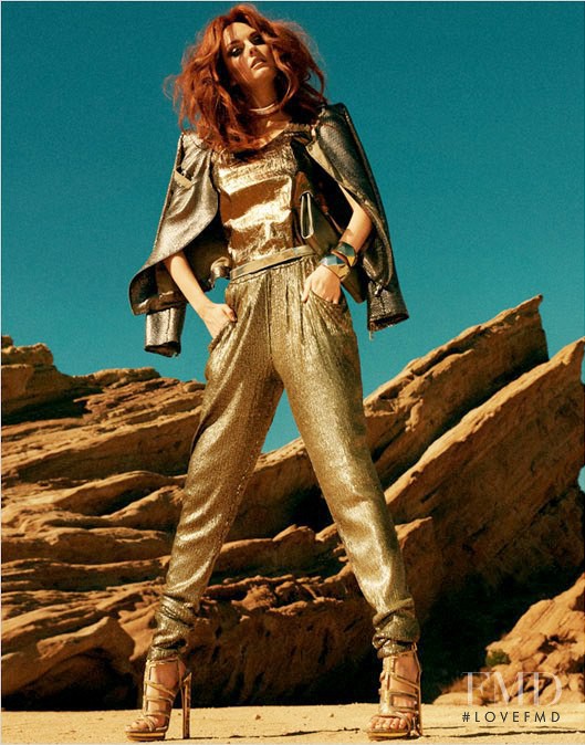 Lydia Hearst featured in Metal Fatal, March 2012