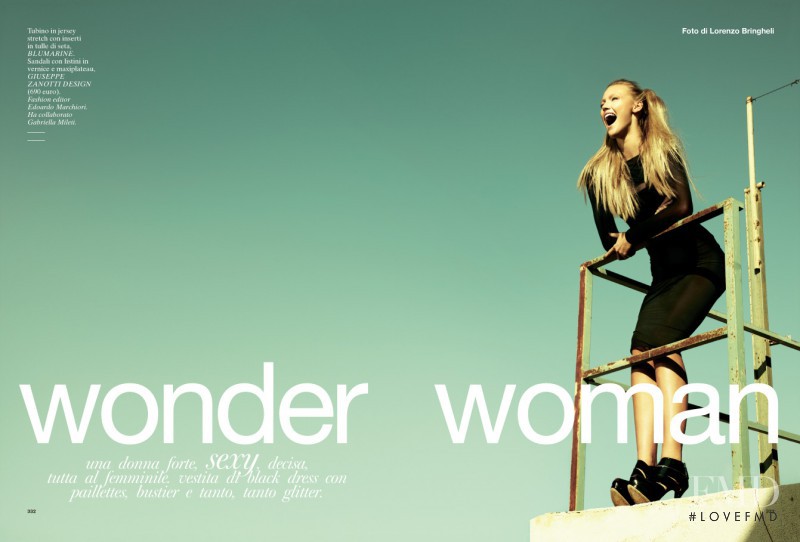 Maja Mayskär featured in Wonder Woman, March 2012