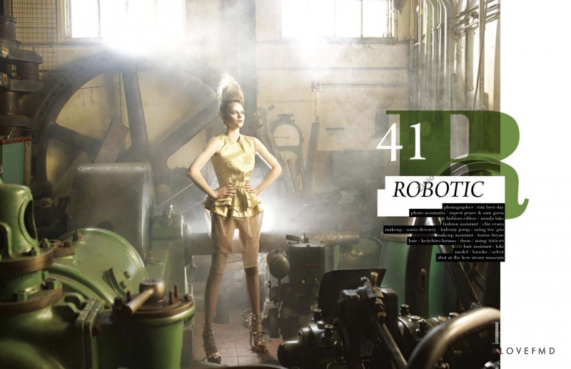 Brooke Livesey featured in Robotic, May 2009