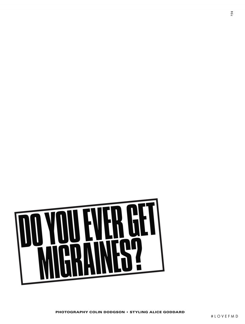 Do you ever get migraines?, February 2017