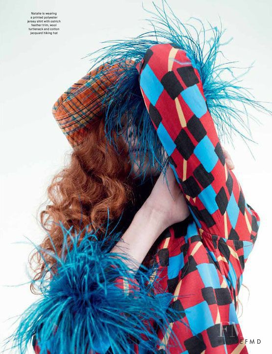 Natalie Westling featured in Miuccia Prada, February 2017