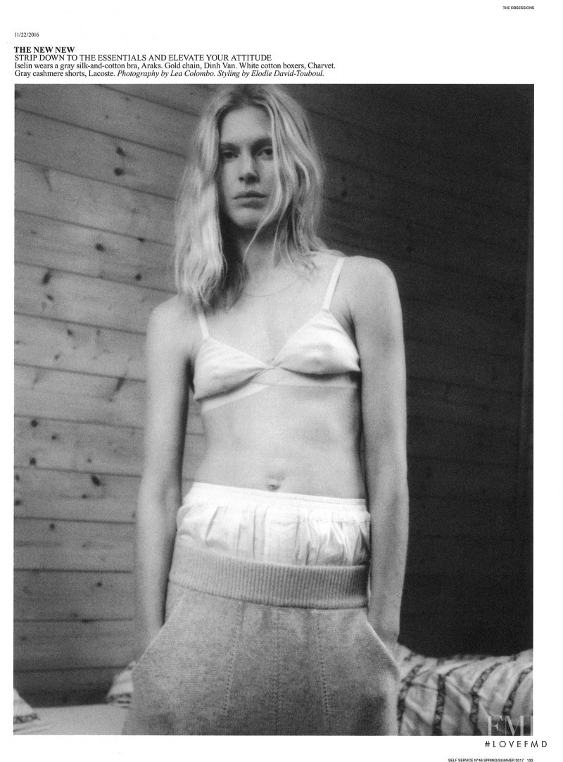 Iselin Steiro featured in The Obsessions, February 2017