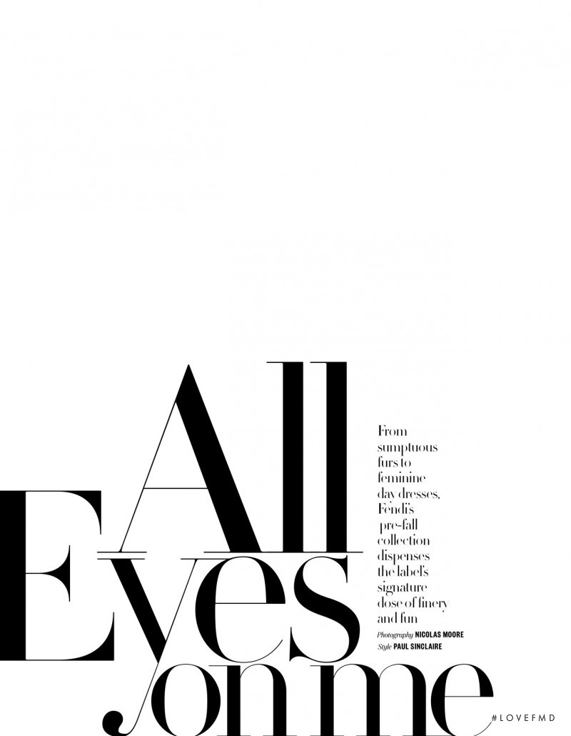 All Eyes On Me, March 2017