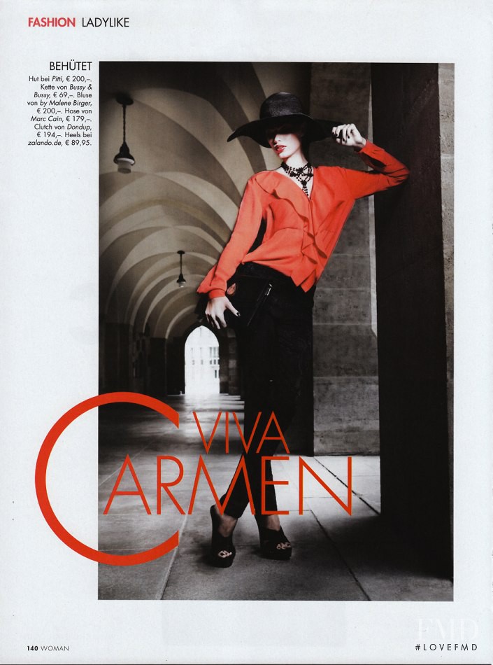 Klara Vrtalova featured in Viva Carmen, September 2011