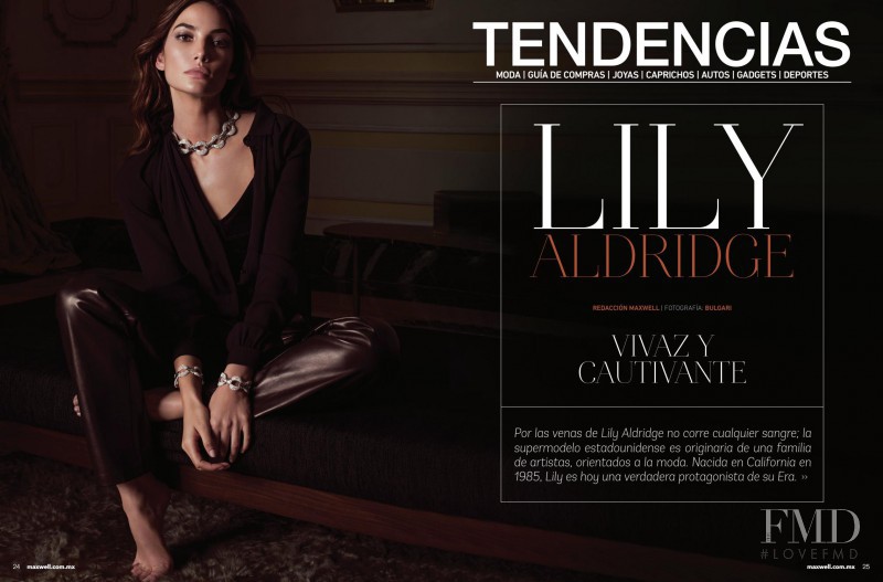 Lily Aldridge featured in Lily Aldridge, December 2016