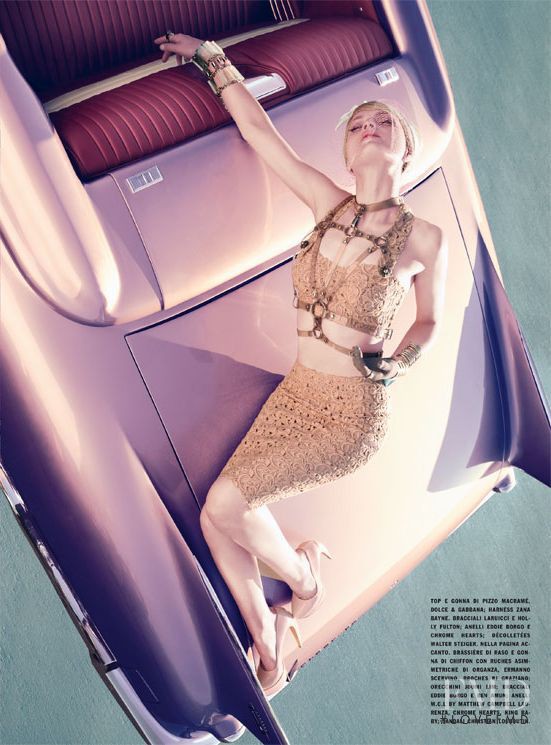 Guinevere van Seenus featured in Forever Glamour, March 2012