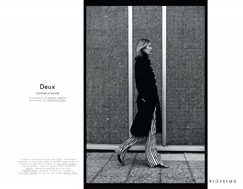 Lucie de la Falaise featured in A Land Of Contrast, March 2012