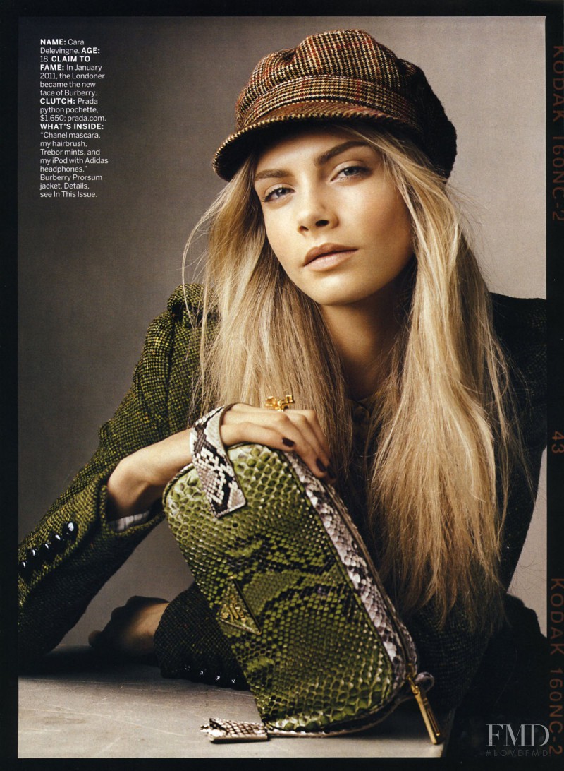 Cara Delevingne featured in Taking Hold, July 2011