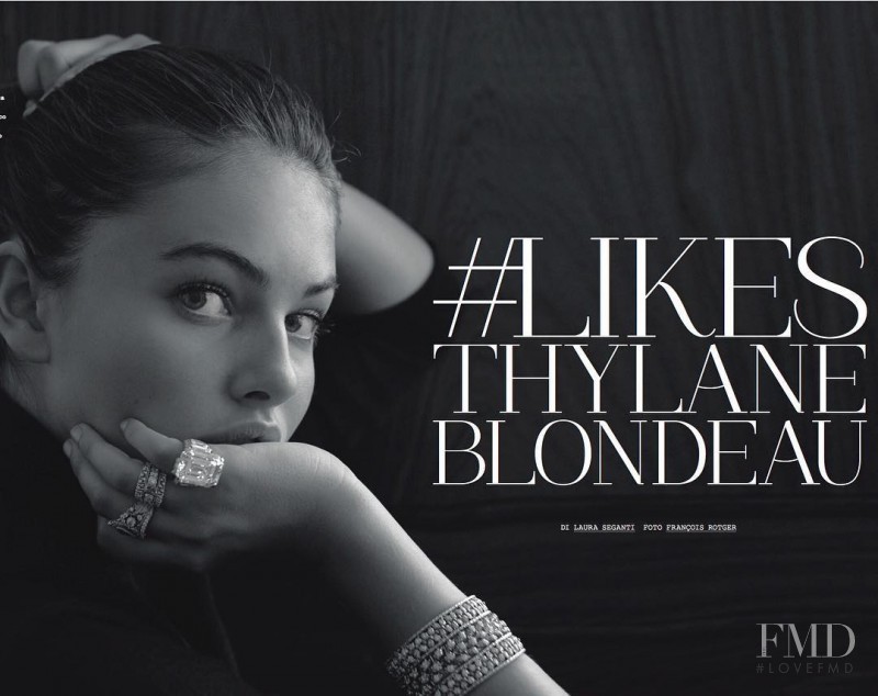 Thylane Blondeau featured in Likes Generazione Z, September 2016