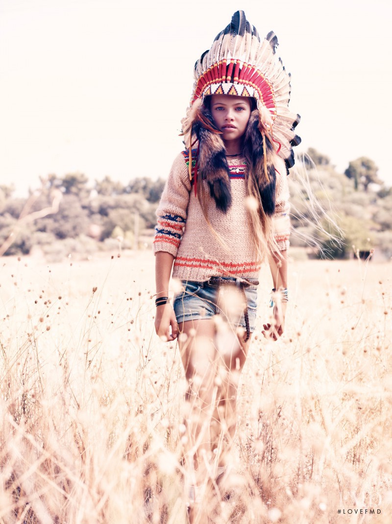 Thylane Blondeau featured in Poco Indio Y Mucho Vaquero, September 2012