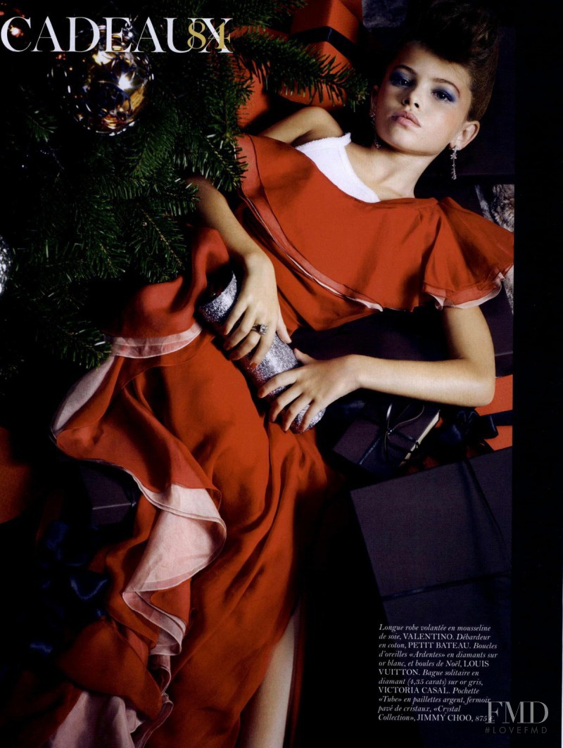 Thylane Blondeau featured in Cadeaux, December 2010