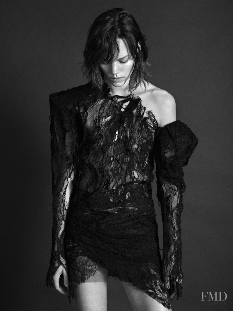 Freja Beha Erichsen featured in This is Anthony Vaccarello for Saint Laurent, February 2017