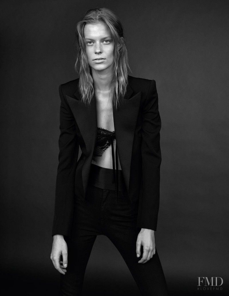 Lexi Boling featured in This is Anthony Vaccarello for Saint Laurent, February 2017