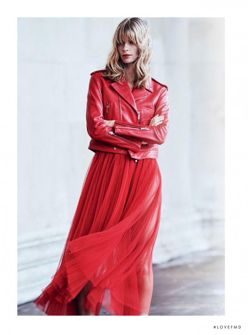 Julia Stegner featured in The Woman In Red, April 2017