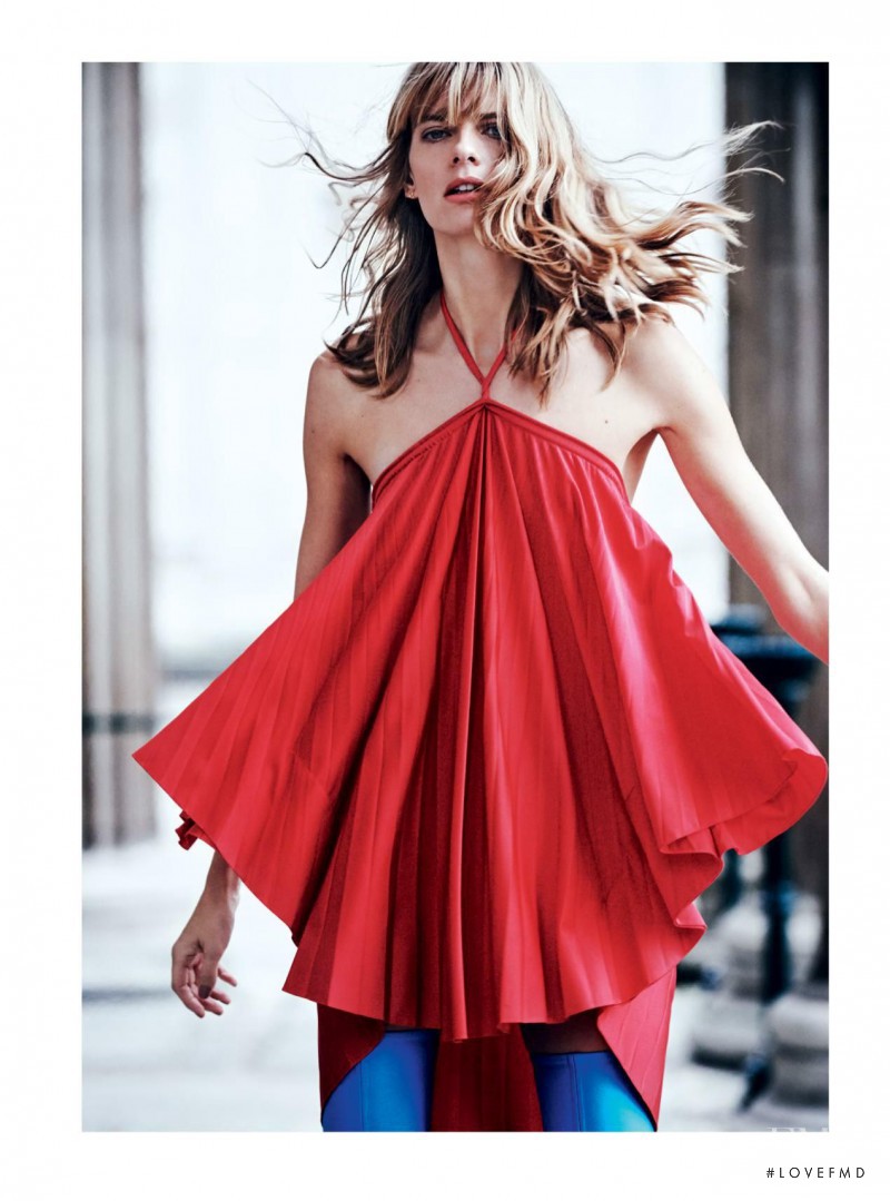 Julia Stegner featured in The Woman In Red, April 2017