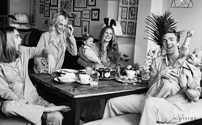 Poppy Delevingne featured in We Are Family, February 2017