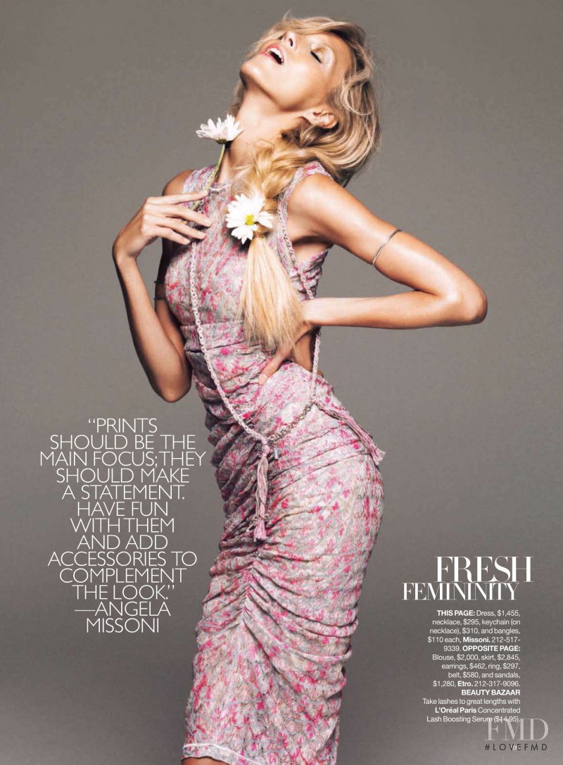 Anja Rubik featured in Hits From The Collections, January 2010
