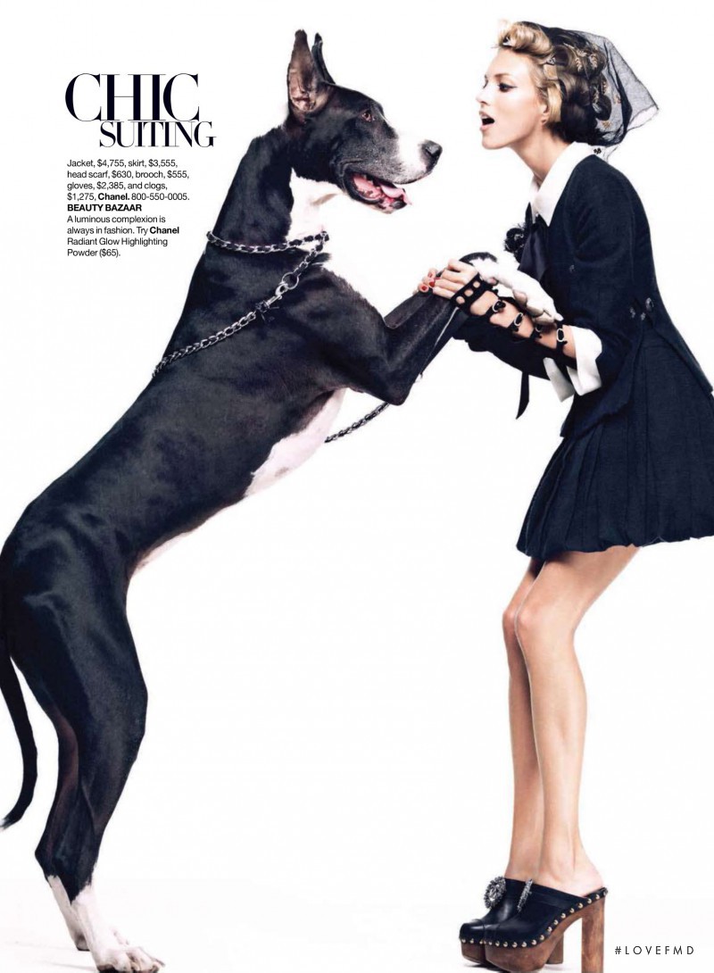 Anja Rubik featured in Hits From The Collections, January 2010