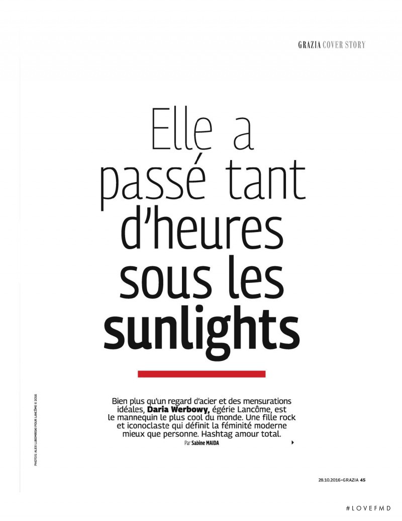 Elle a PassÃ© tant d\'heures sous les sunlights, October 2016