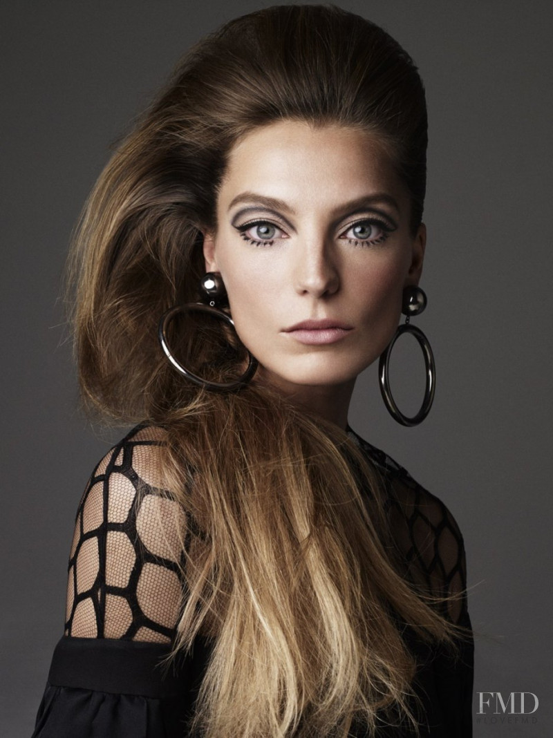 Daria Werbowy featured in Bringing Sixties BAck, April 2013