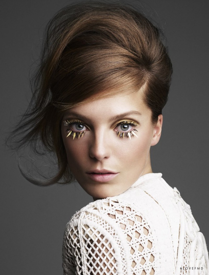 Daria Werbowy featured in Bringing Sixties BAck, April 2013