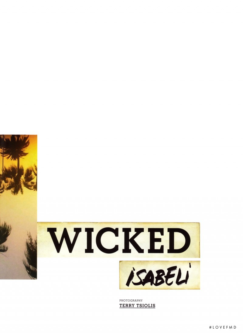 Wicked Isabeli, July 2010