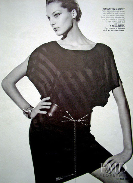 Daria Werbowy featured in Tres Tendance, March 2001