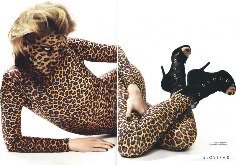 Angela Lindvall featured in Jungle Fever, July 2010