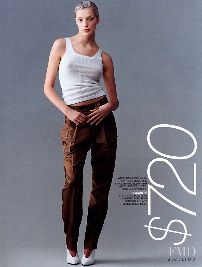 Daria Werbowy featured in $5 to $5,000, June 2001