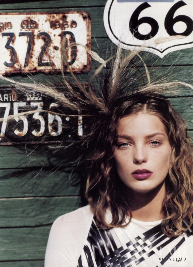 Daria Werbowy featured in Pret-a-Portage, December 2002