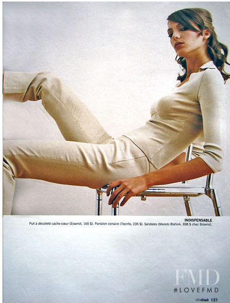 Daria Werbowy featured in CV Parfait, March 2003
