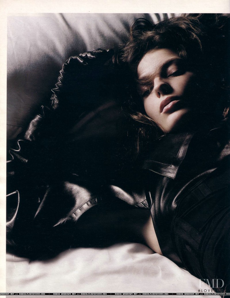 Daria Werbowy featured in Streamline, July 2003