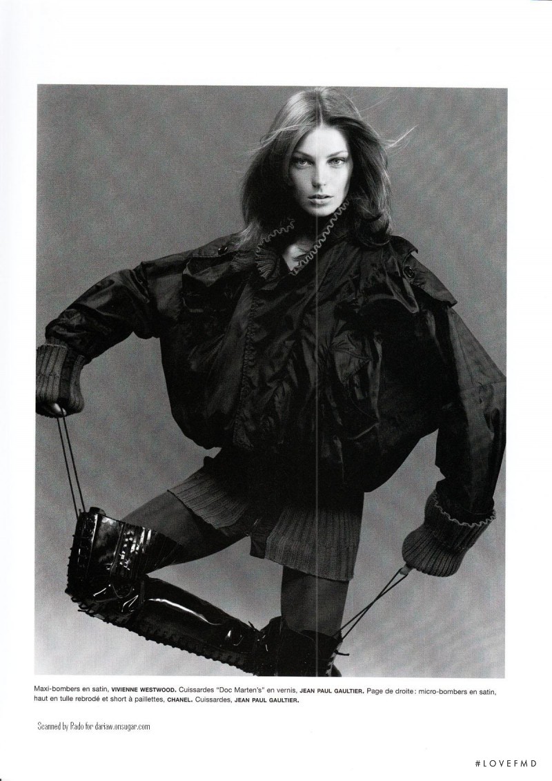 Daria Werbowy featured in XXL-XXS, July 2003