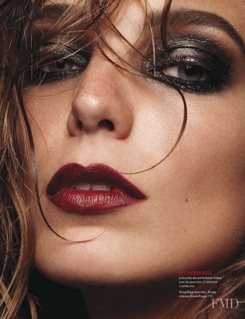 Daria Werbowy featured in Make-Up Serie Noire , January 2012