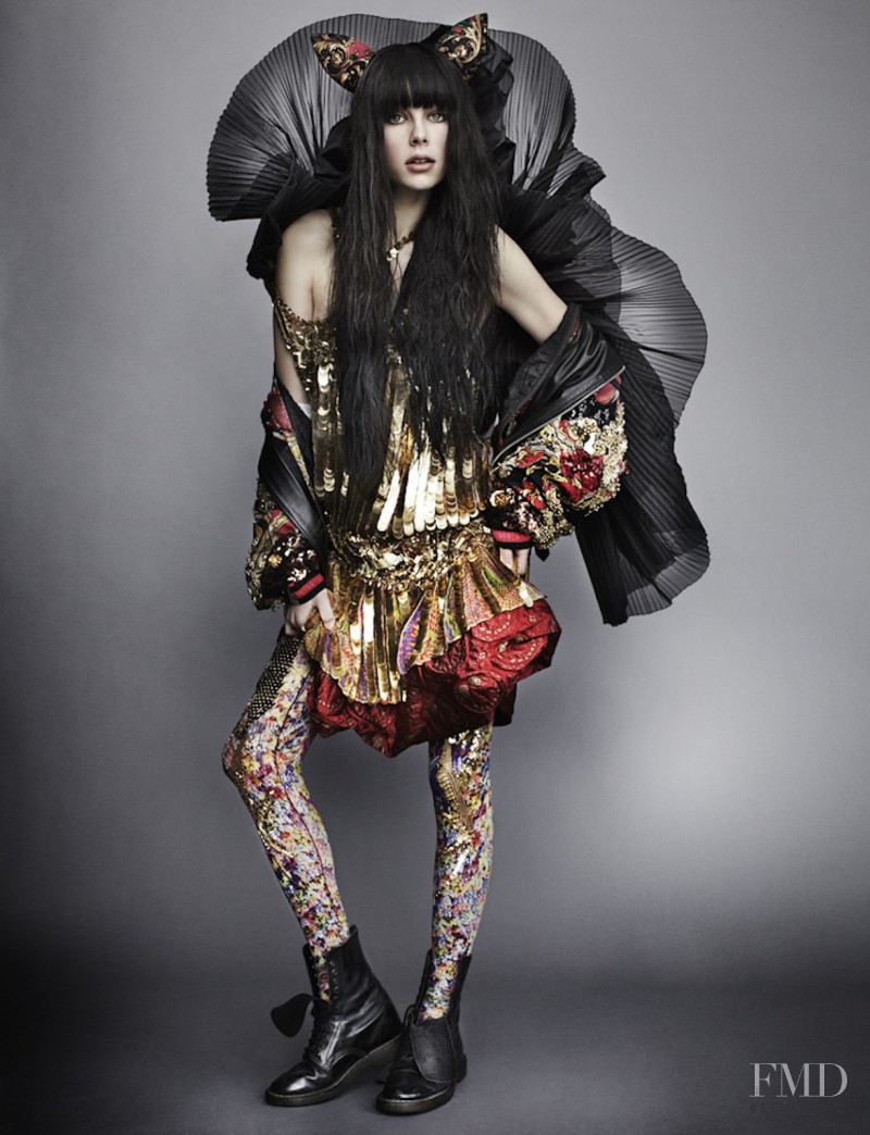 Edie Campbell featured in 30 Years Of Optimism, February 2012