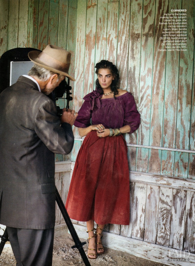 Daria Werbowy featured in Brief Encounter, January 2011