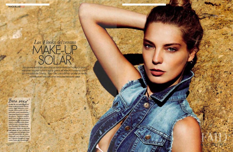 Daria Werbowy featured in Make-Up Solar, May 2011