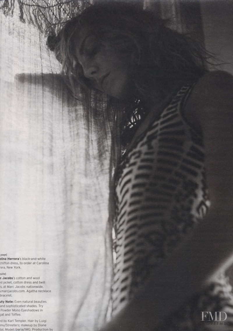 Daria Werbowy featured in Relax, December 2003