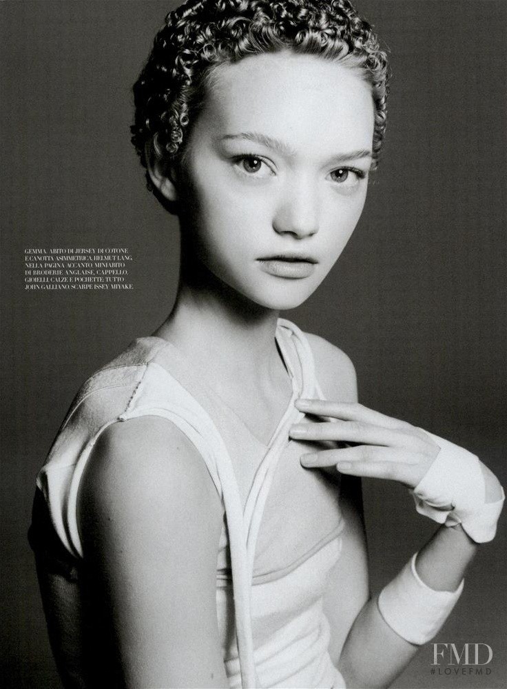 Gemma Ward featured in People As Many, January 2004