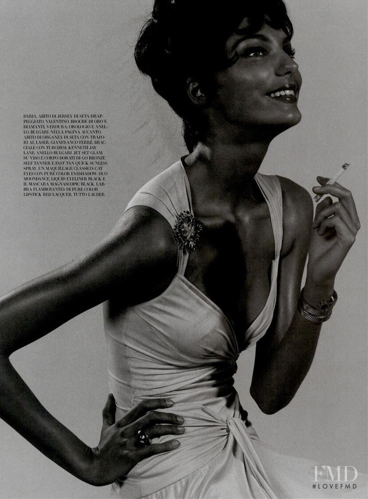 Daria Werbowy featured in People As Many, January 2004