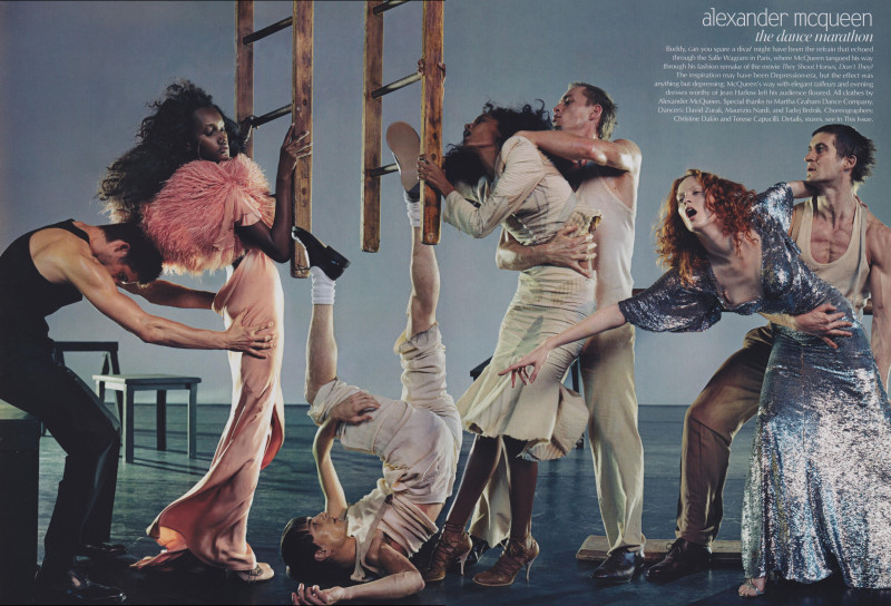 Karen Elson featured in Personal Velocity, March 2004