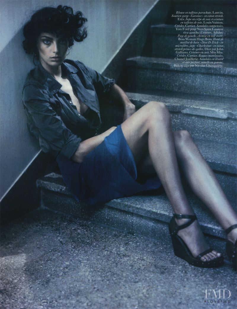 Daria Werbowy featured in Viva Ava, March 2004