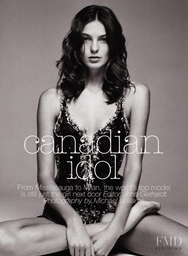 Daria Werbowy featured in Canadian Idol, March 2004