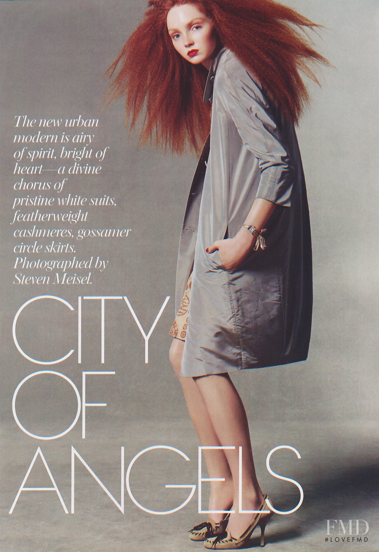 Lily Cole featured in City of Angels, May 2004