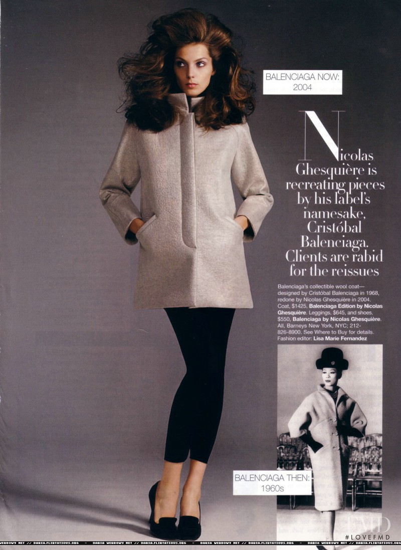 Daria Werbowy featured in Tomorrow\'s Vintage Today, July 2004