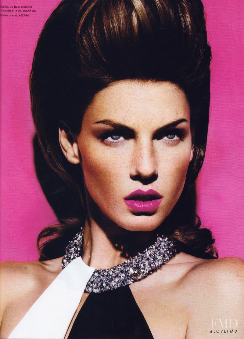 Angela Lindvall featured in Angela, February 2009