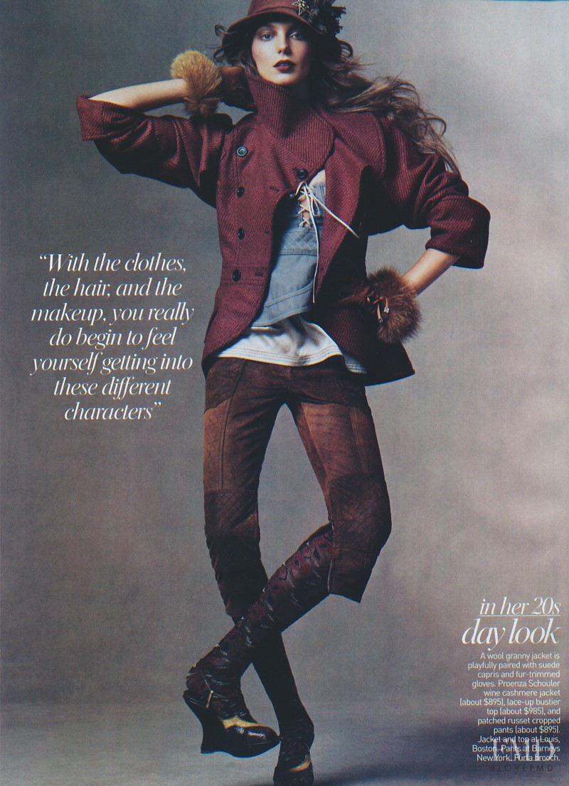 Daria Werbowy featured in The Age Issue, August 2004