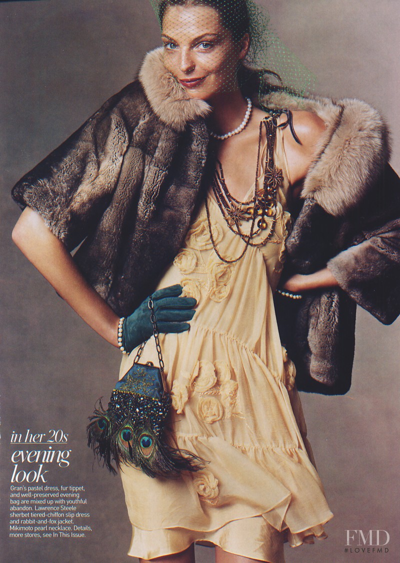 Daria Werbowy featured in The Age Issue, August 2004