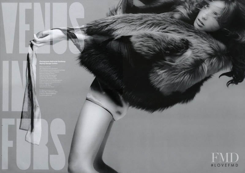 Daria Werbowy featured in Venus in Furs, September 2004