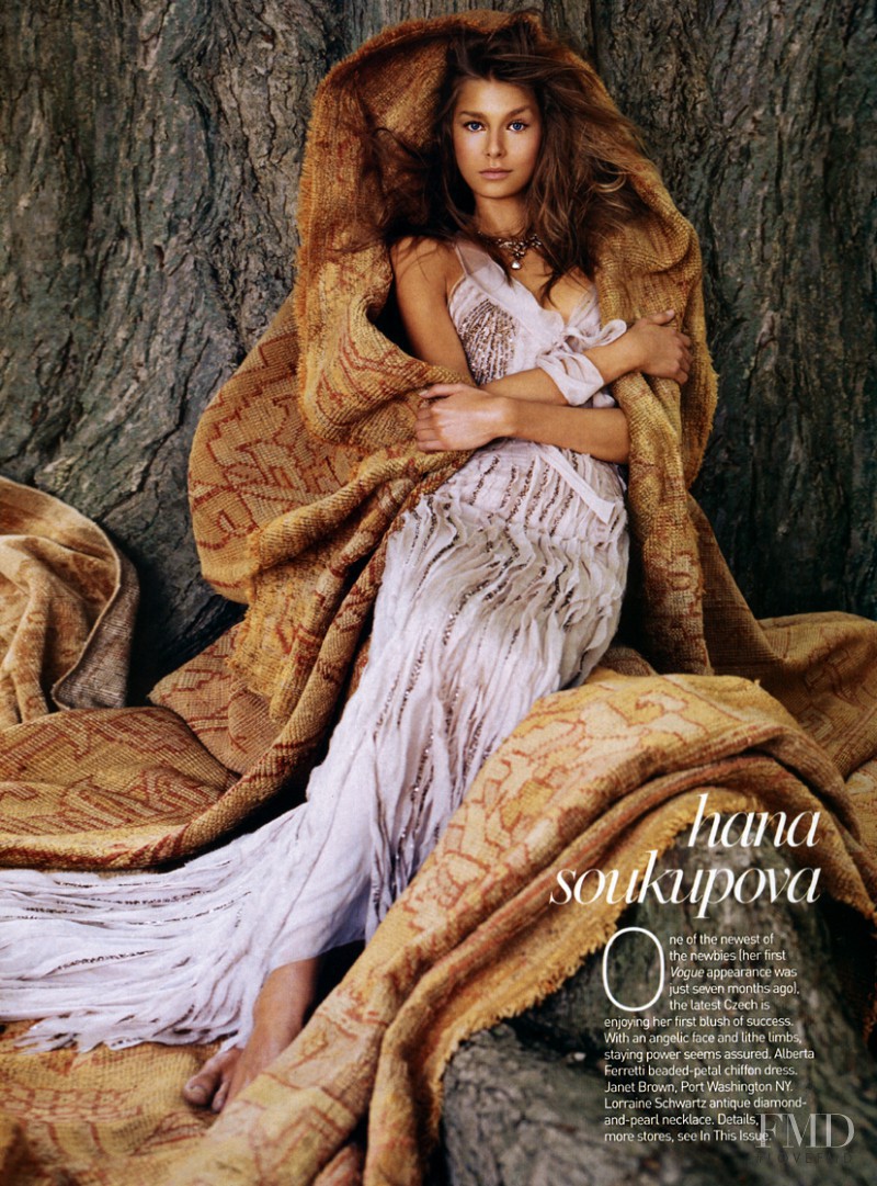 Hana Soukupova featured in Model and Supermodel, September 2004
